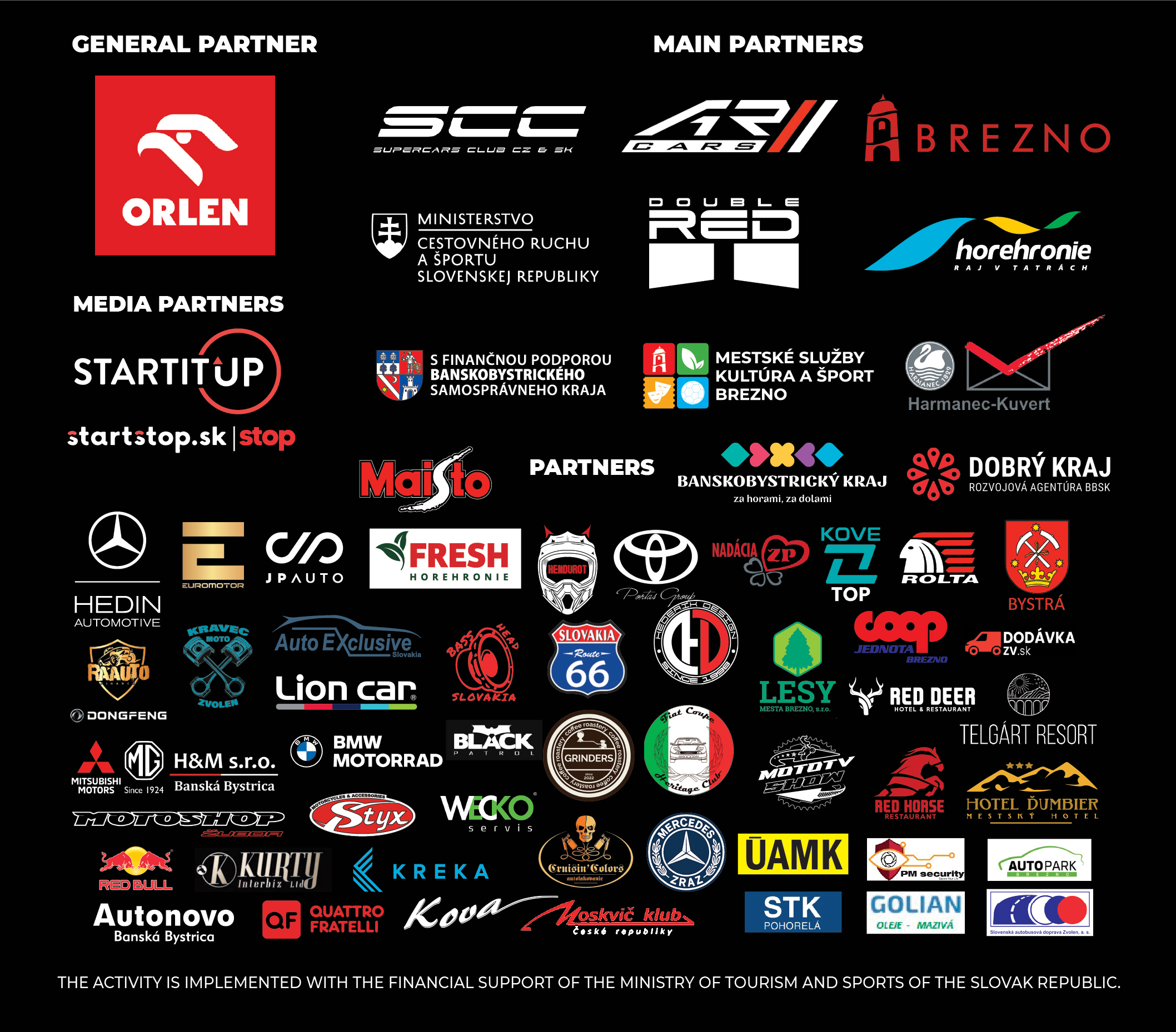 Partners of Slovak Car Festival 2026
